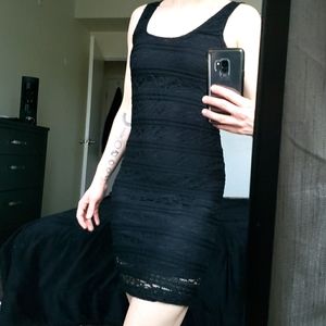 Scoop Neck Lace Dress